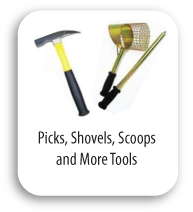 Picks, Shovels, Scoops, Tools